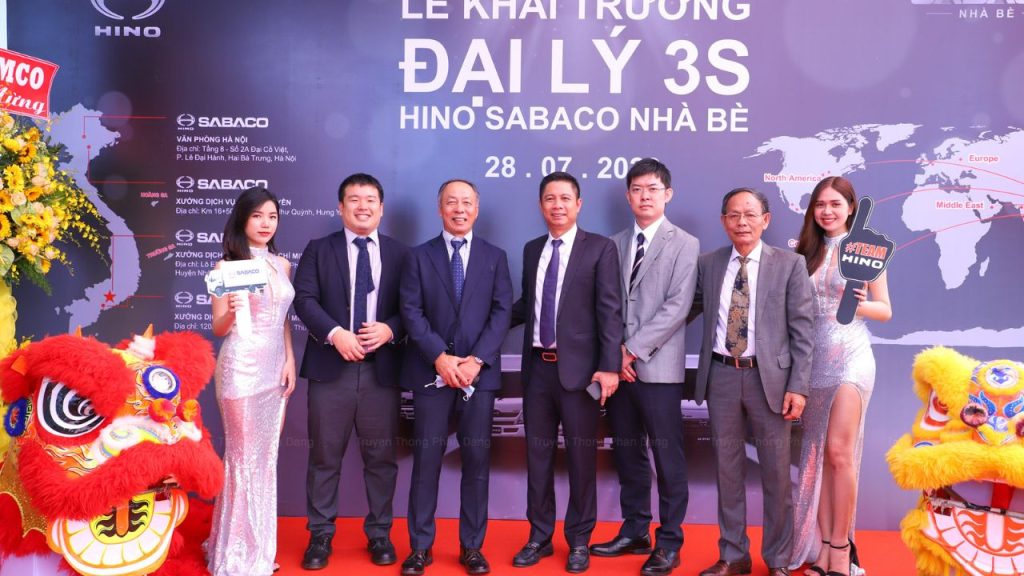 Lễ Khai trương Đại Lý 3S Hino Sabaco Nhà Bè