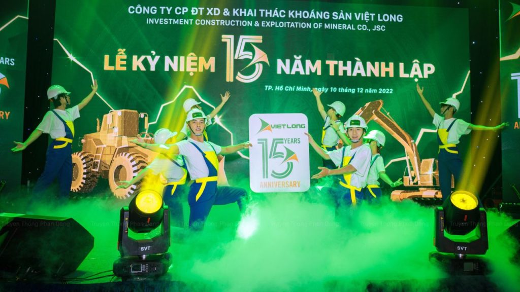  Lễ Kỷ Niệm 15 Năm Thành Lập Công Ty Cổ Phần Đầu Tư Xây Dựng & Khai Thác Khoáng Sản Việt Long 