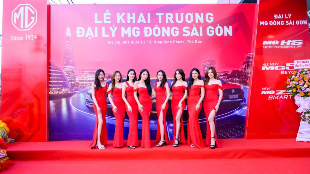 Pg tại Lễ khai trương đại lý MG Đông Sài Gòn