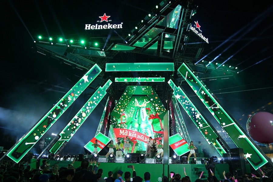 Countdown sự kiện âm nhạc của Heineken (Nguòn ảnh: Báo Tuổi Trẻ Thủ Đô)