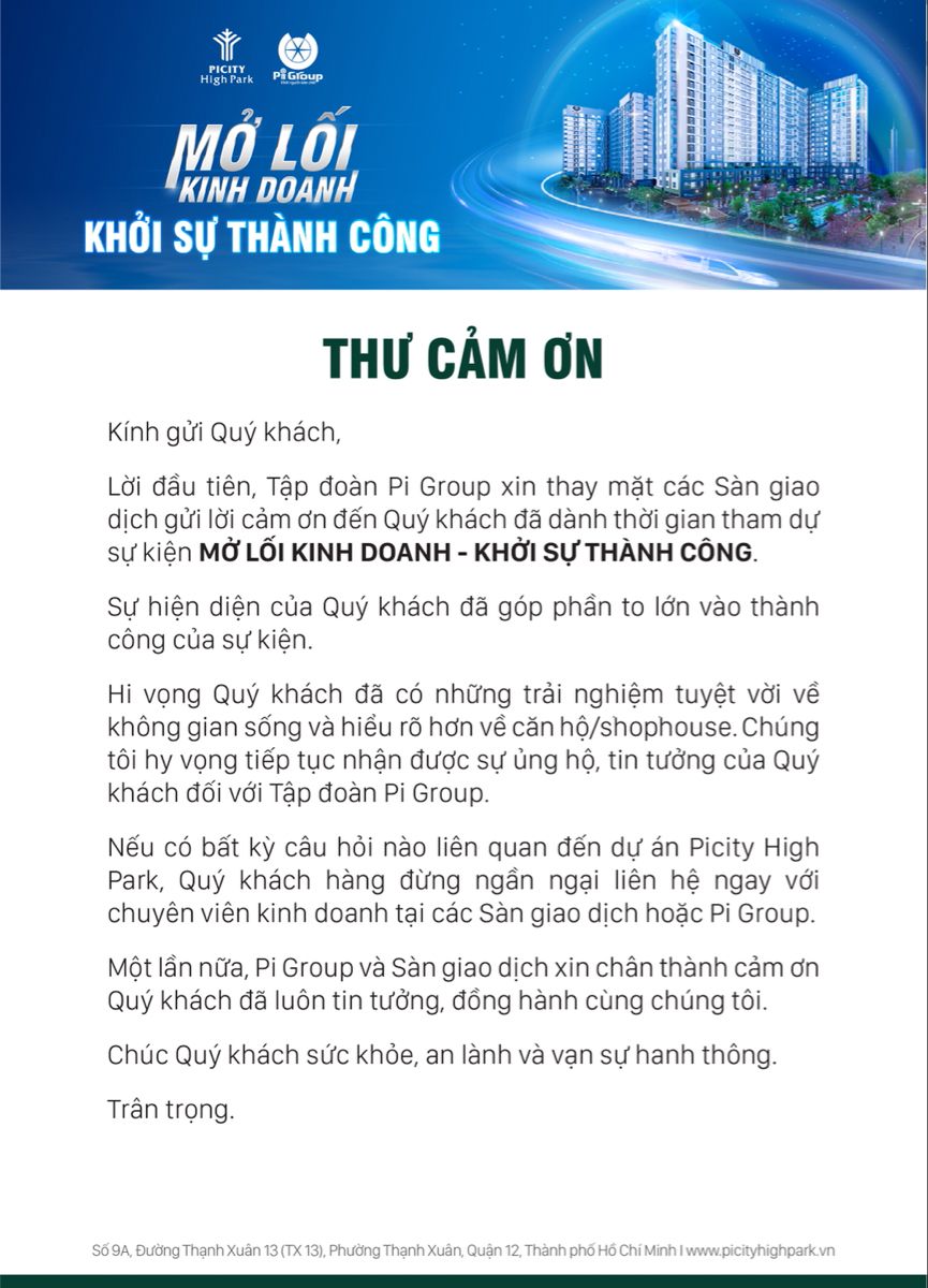 Mẫu thư cảm ơn