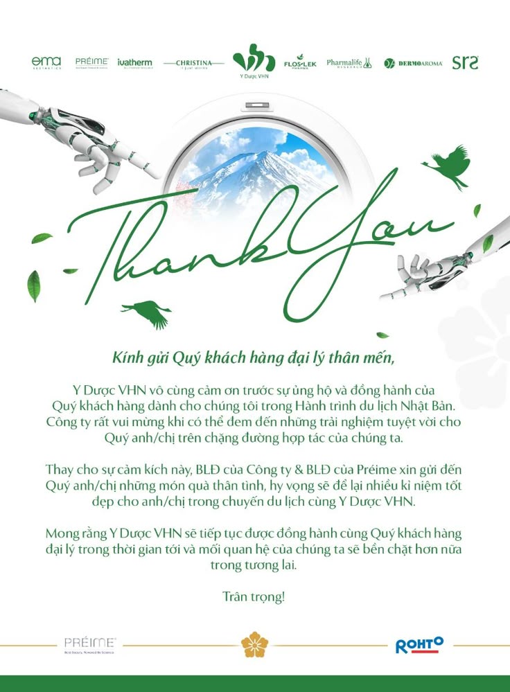 Mẫu thư cảm ơn