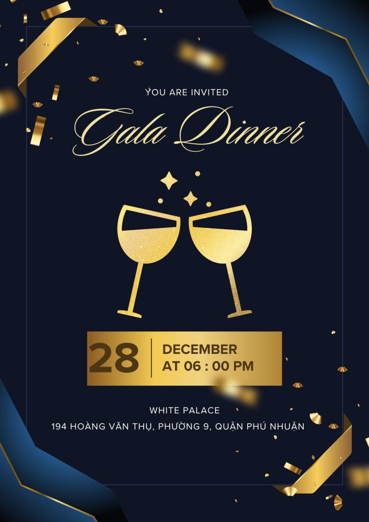 Thiệp mời tham dự tiệc Gala Dinner