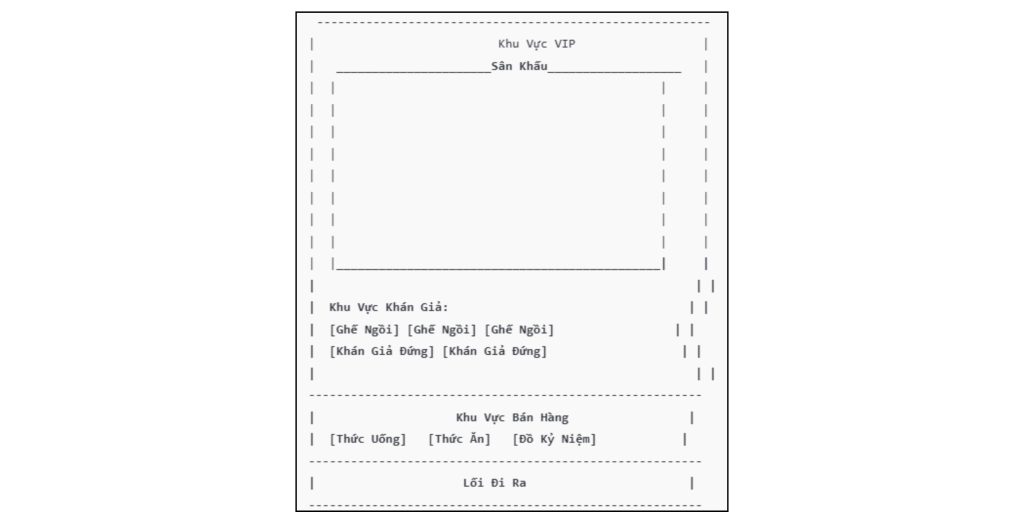 Layout Sân Khấu Trên Cao