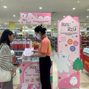 chương trình tư vấn đổi quà của BZU BZU tại Aeon