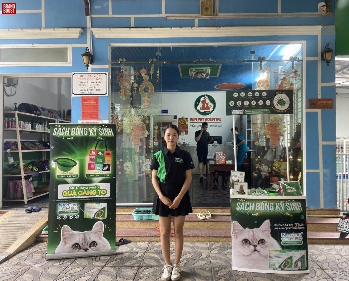 Booth bán hàng