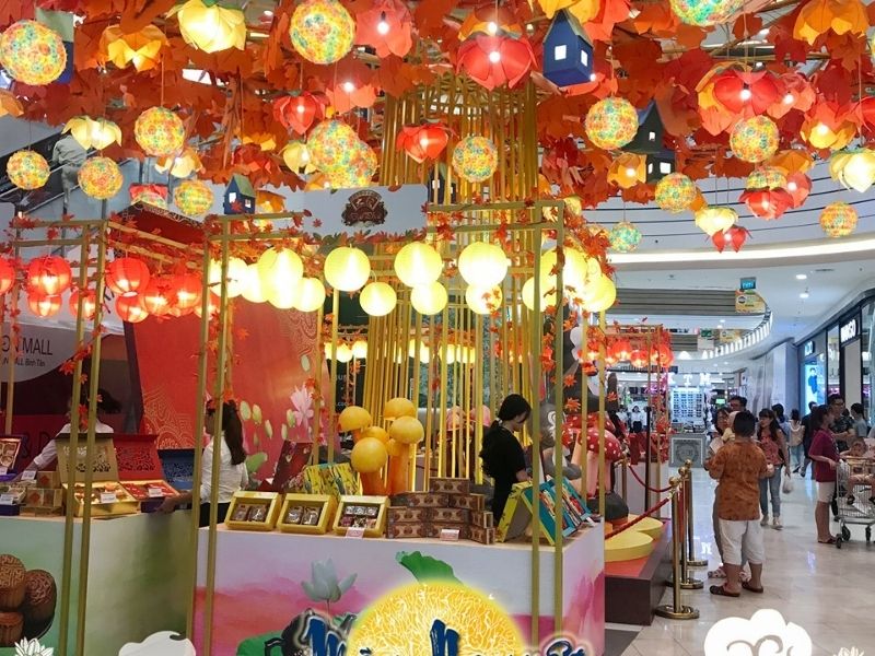 Gian hàng trung tại siêu thị