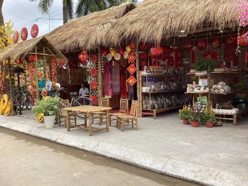 Gian hàng hội chợ quê