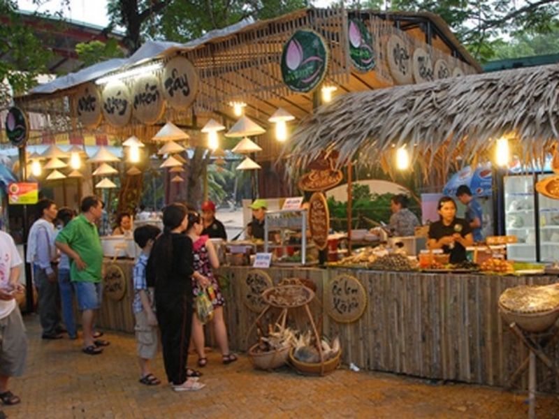 Gian hàng ẩm thực