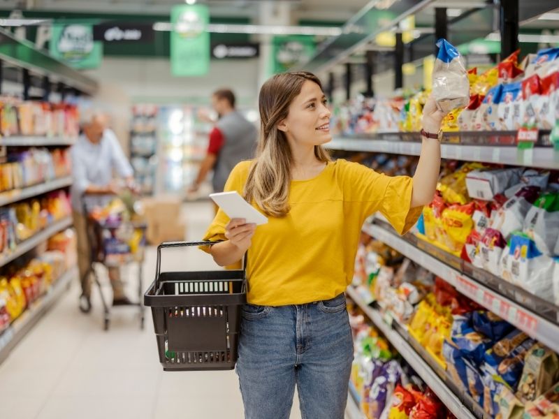 Gian hàng siêu thị