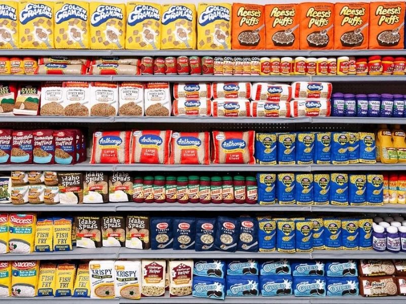 Gian hàng siêu thị