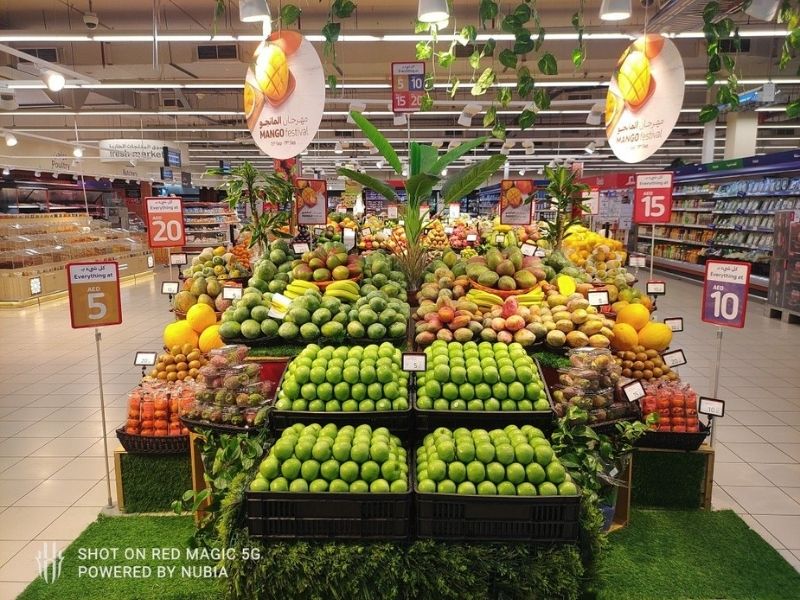 Gian hàng trương bày sản phẩm nông nghiệp